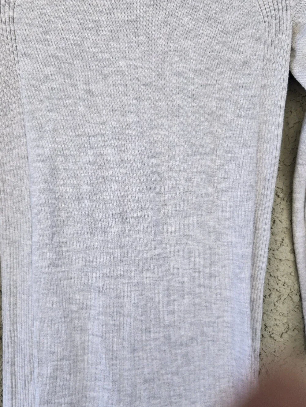 Lululemon Keep It Cozy Turtleneck Long-Sleeve Mini Dress in Light Gray